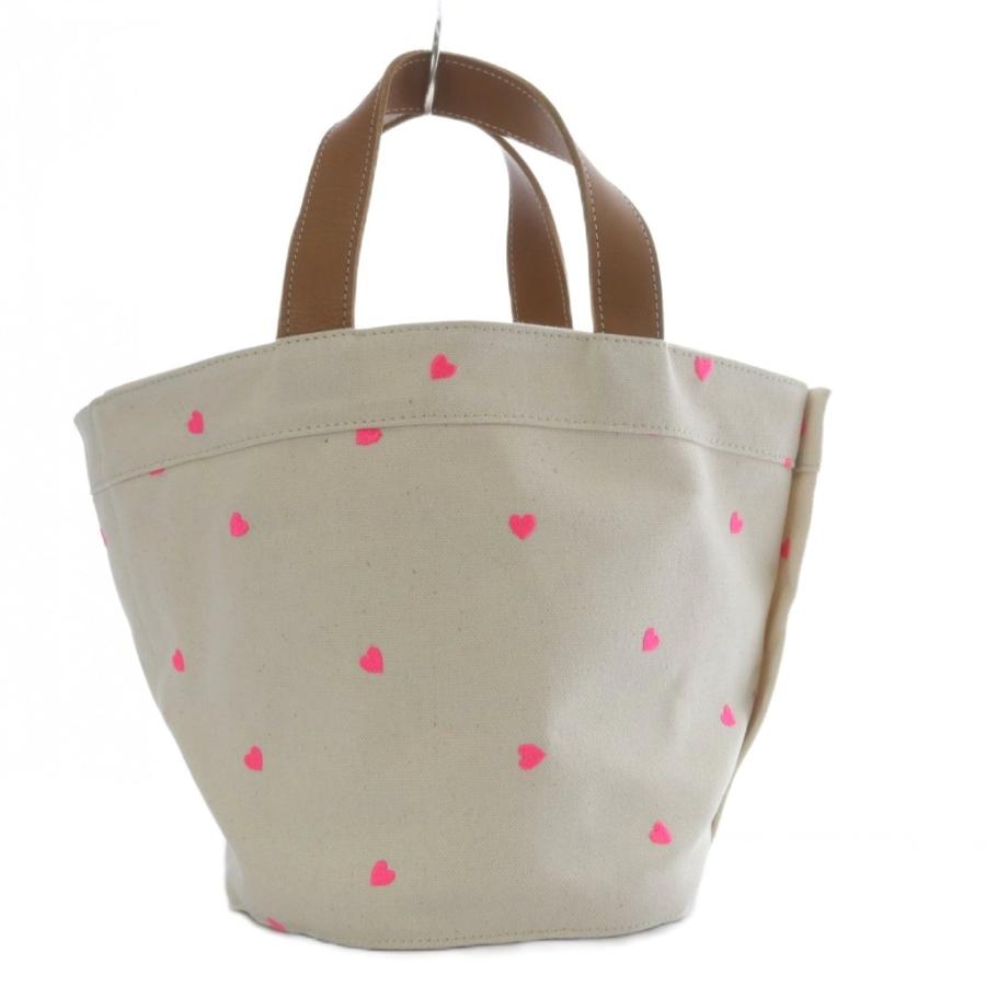 LUDLOW （ラドロー）ハートキャンバストートバッグ LUDLOW（ラドロー）の「＜LUDLOW＞ハート キャンバス トートバッグ XS