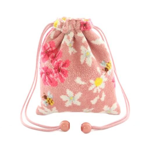 フェイラー FEILER コスメキッチンフローラル 巾着 ポーチ 花柄 ピンク 