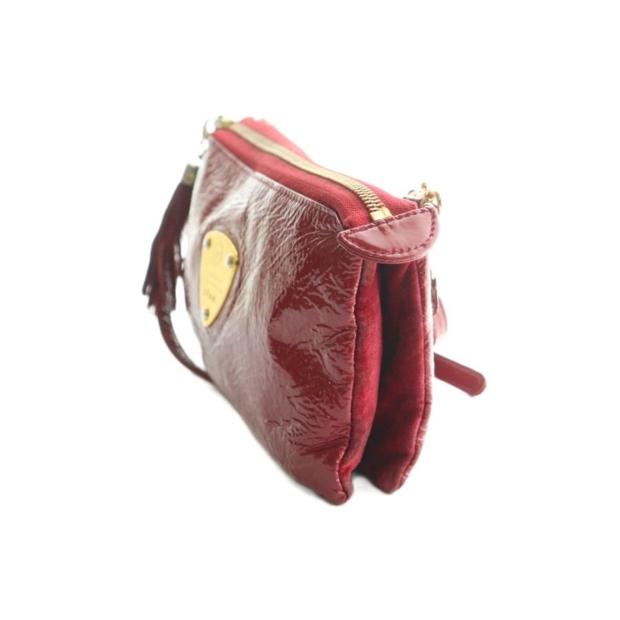 アタオ ATAO ブーブー ショルダーウォレット バッグ 赤 レッド /SS