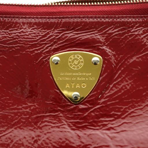 アタオ ATAO ブーブー ショルダーウォレット バッグ 赤 レッド /SS