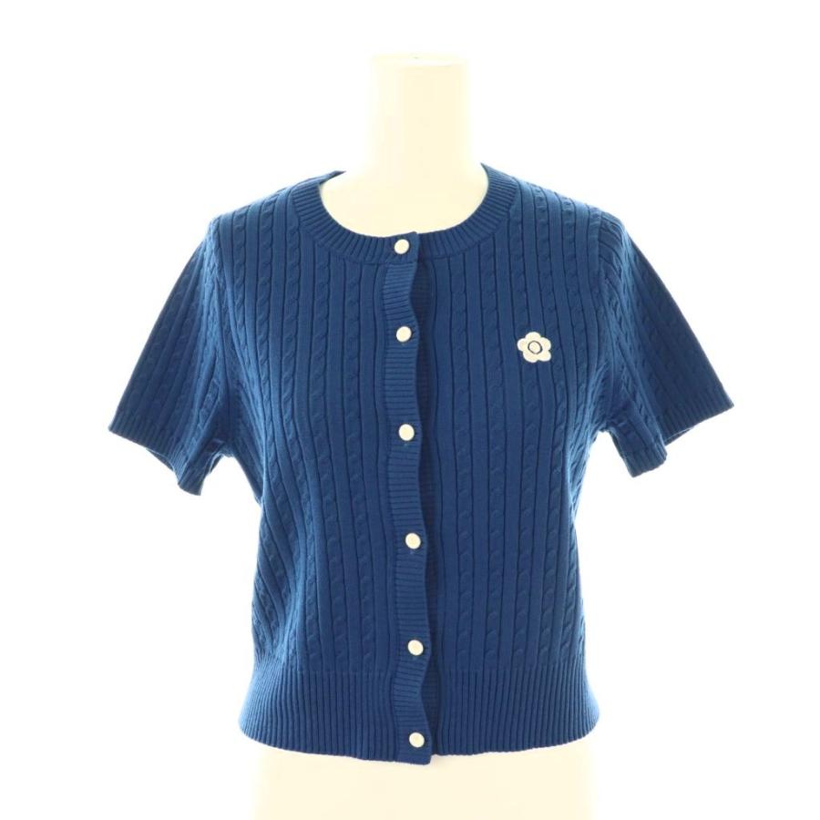 マリークワント MARY QUANT 25SS デイジーワンポイント半袖ケーブル