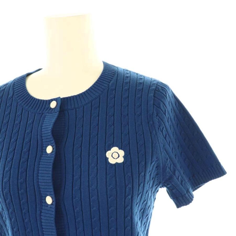 マリークワント MARY QUANT 25SS デイジーワンポイント半袖ケーブル