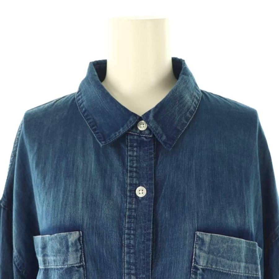 未使用品 ディニテコリエ Dignitecollier 25SS シアーデニムシャツ F