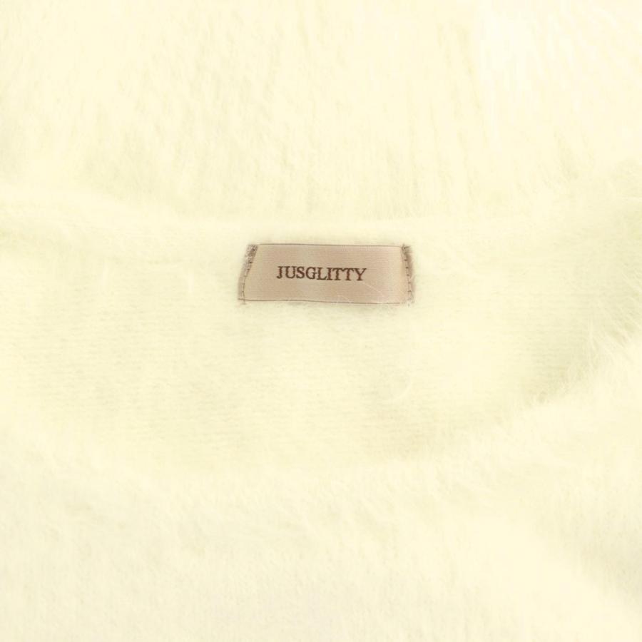 ジャスグリッティー JUSGLITTY 23AW フェザーゆるプルオーバー ニット