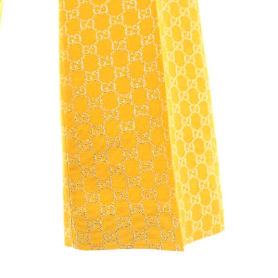 GUCCI（グッチ） ウール シルク GGジャガード フレアパンツ ワイド 36  