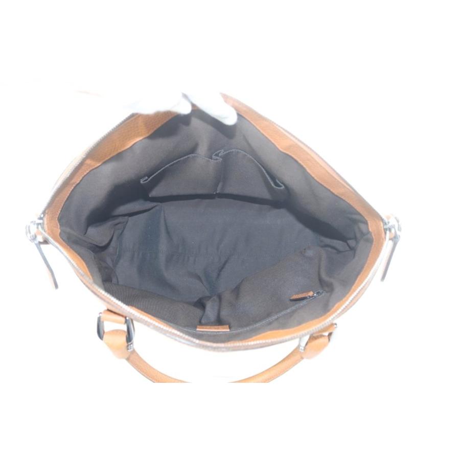 GUCCI（グッチ） インターロッキングG ハンドバッグ レザー ブラウン