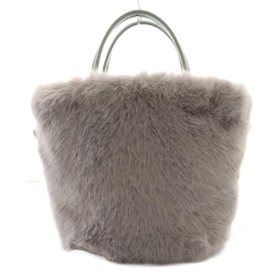 エムズグレイシー M'S GRACY 24AW リボン付きフェイクファーバッグ