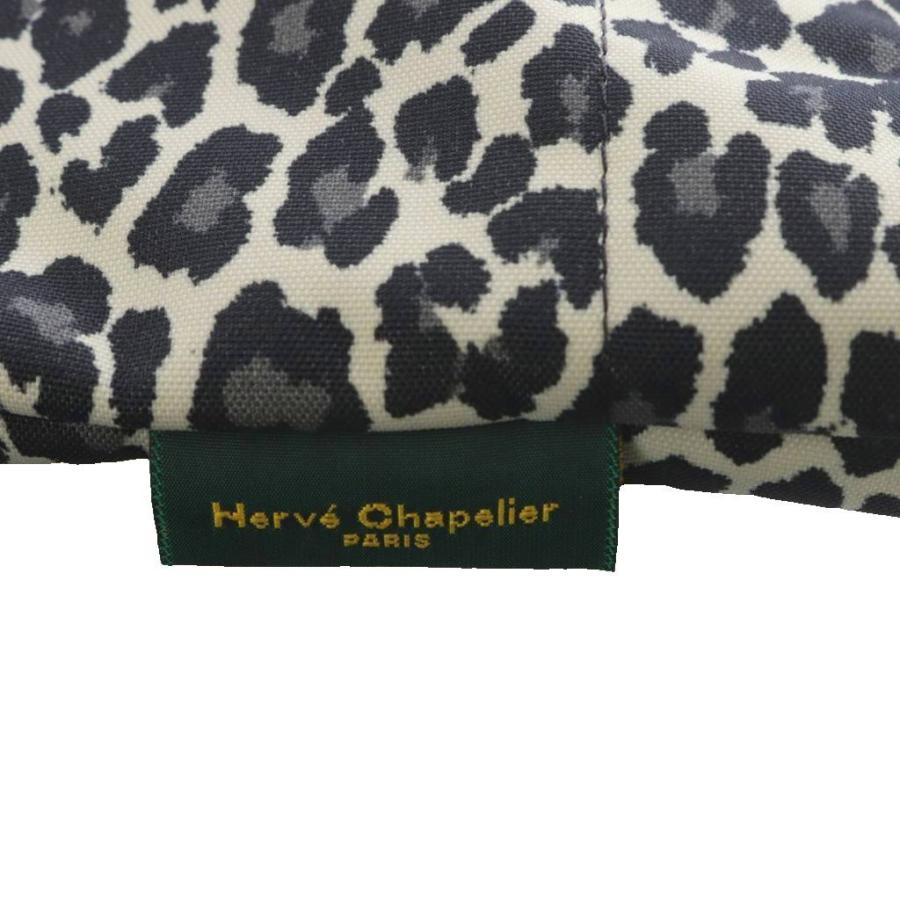 エルベシャプリエ Herve Chapelier 2925F ナイロン舟形トートL ヒョウ