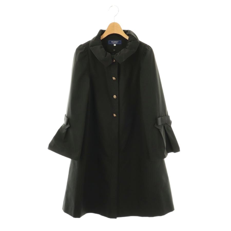 極美品 M'S GRACY エムズグレイシー アルパカ ダッフルコート ウール エムズグレイシー 529705 コート 38 グレー アンゴラ ウール