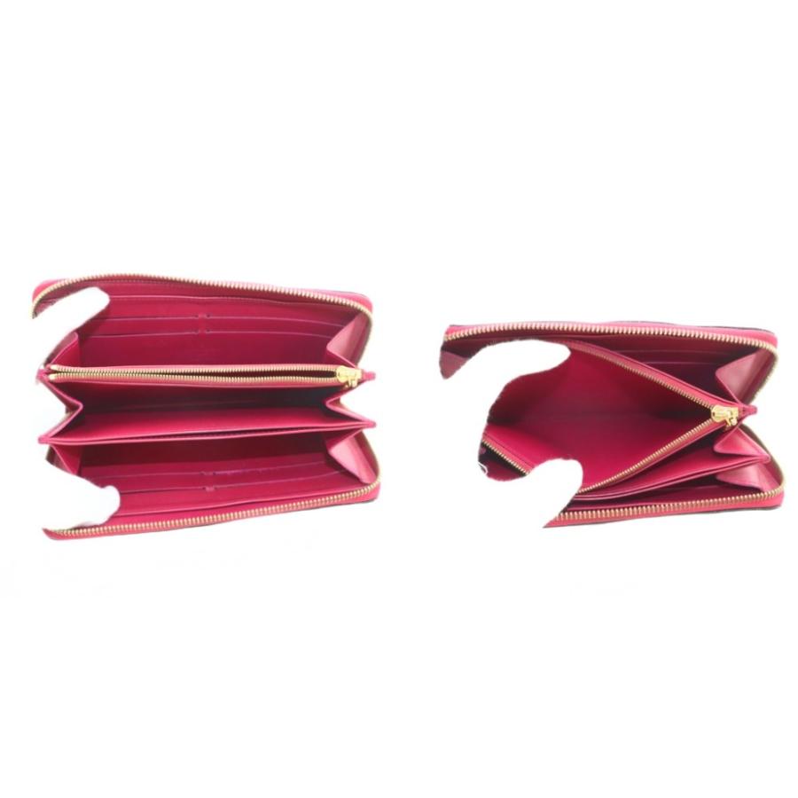 ルイヴィトン ヴェルニ ジッピーウォレット 長財布 ラウンドファスナー レッド LOUIS VUITTON（ルイ・ヴィトン） モノグラム ヴェルニ ジッピー