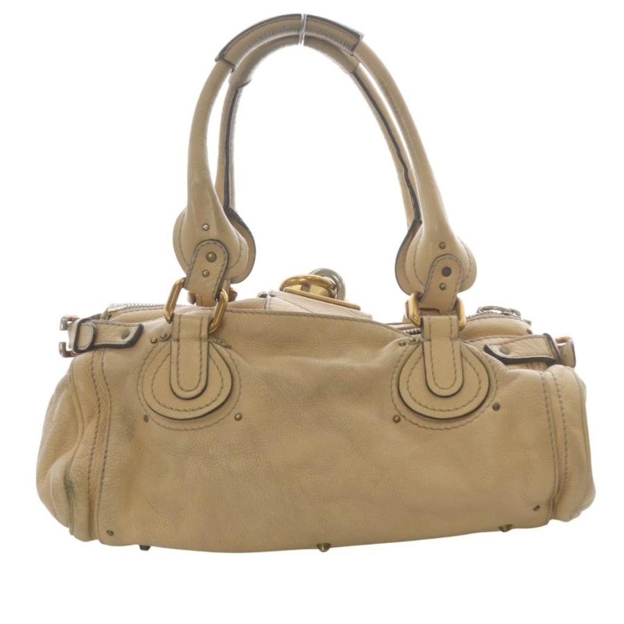 Chloe（クロエ） パディントン レザー ハンドバッグ ベージュ ライト