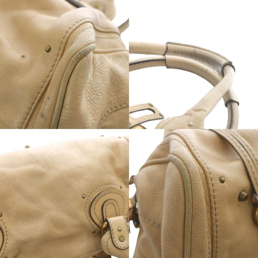 Chloe（クロエ） パディントン レザー ハンドバッグ ベージュ ライト
