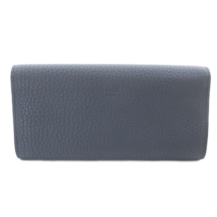 FENDI（フェンディ） ピーカブー ロングウォレット 長財布 レザー 水色