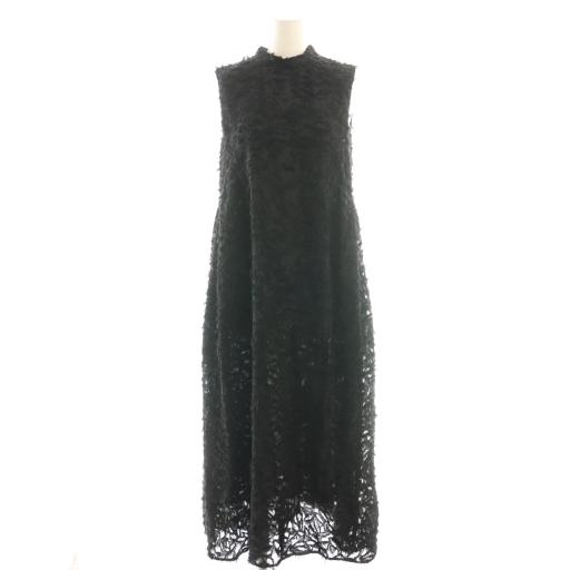 ZARA（ザラ） ZARA 25SS フリンジ付きミディ丈ワンピース ノースリーブ 