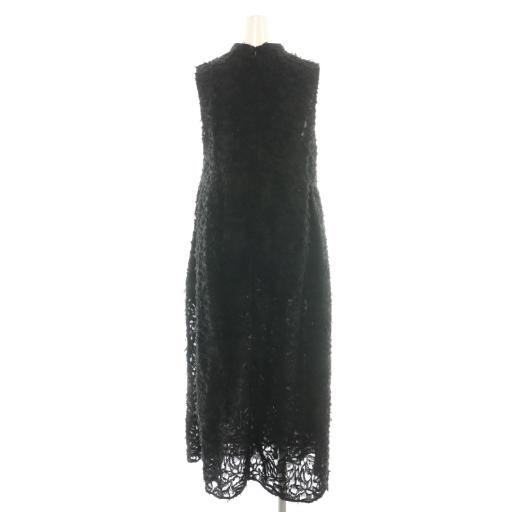 ZARA（ザラ） ZARA 25SS フリンジ付きミディ丈ワンピース ノースリーブ