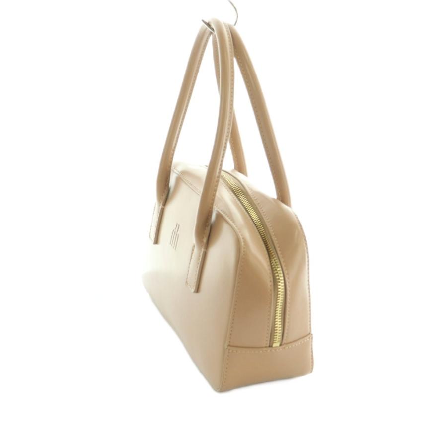 ハーリップトゥTrois Logo Mini Boston nude beige New color] Trois Logo Mini Boston Bag