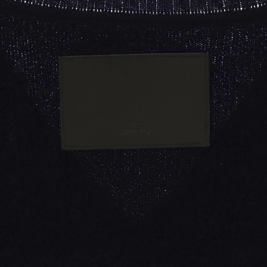 other - エレ ストリオフ 22AW リバーシブルニットプルオーバー セーター 38 紺 エレストリオフ ELE STOLYOF Reversible Knit Pullover ニットプル