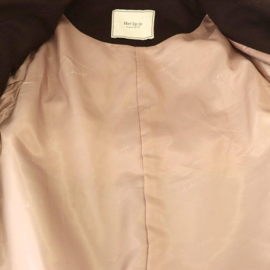 ジャケット・アウター Herlipto Capucines Long  Coat Her lip to】Capucines Long River Coat - メルカリ