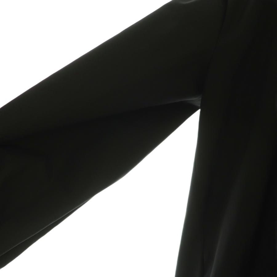 【中古】ザロウ THE ROW ボーヴォワール Vネック ミディドレス ワンピース 長袖 ロング シルク ウール混 0 黒 ザロウ THE ROW ボーヴォワール Vネック ミディドレス ワンピース 長袖