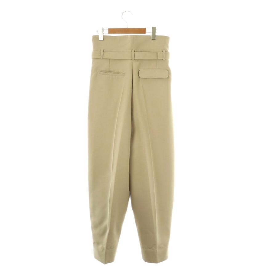 【中古】デレス deres 23SS First step pants パンツ テーパード ジッパーフライ 2 ベージュ デレス deres 23SS First step pants パンツ テーパード ジッパー