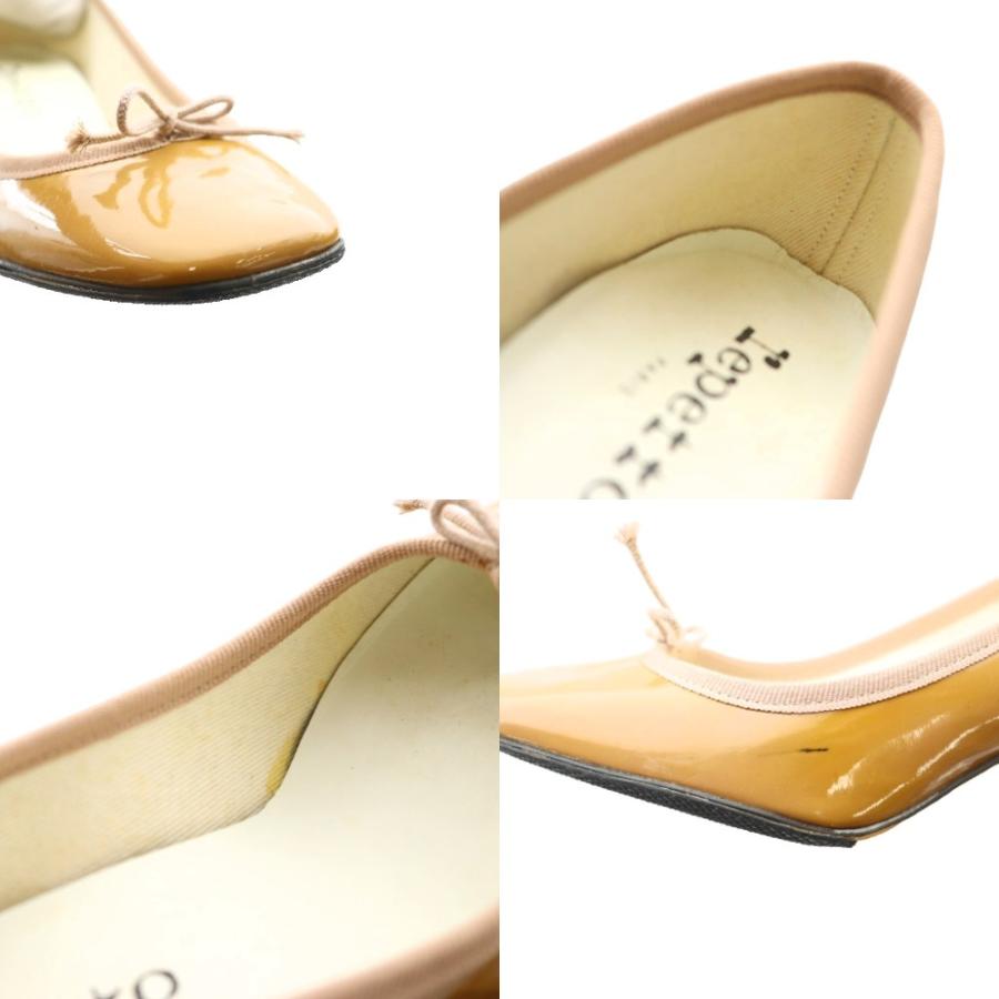 レペット Repetto パナム PANAM スクエアトゥパテントチャンキーヒール