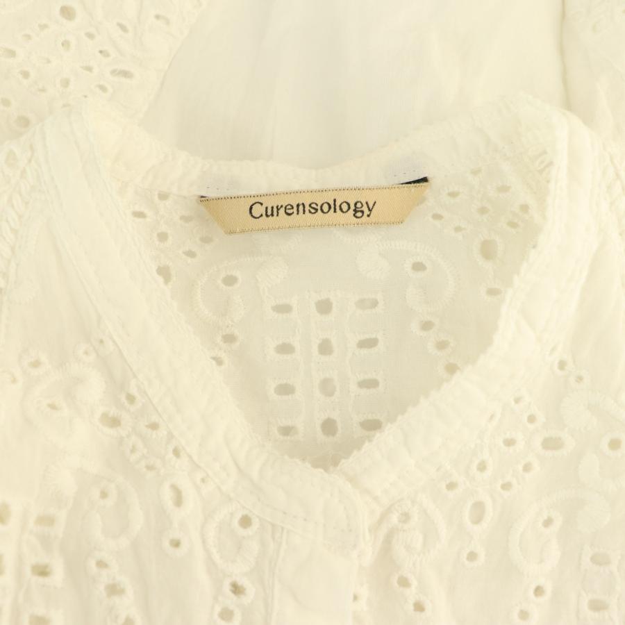 カレンソロジー Curensology 24SS コットンカットワークブラウス