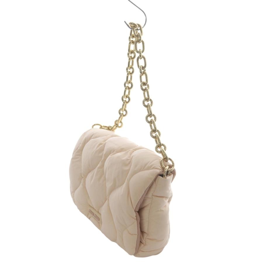 miu miu（ミュウミュウ） パデット キルティング チェーンバッグ