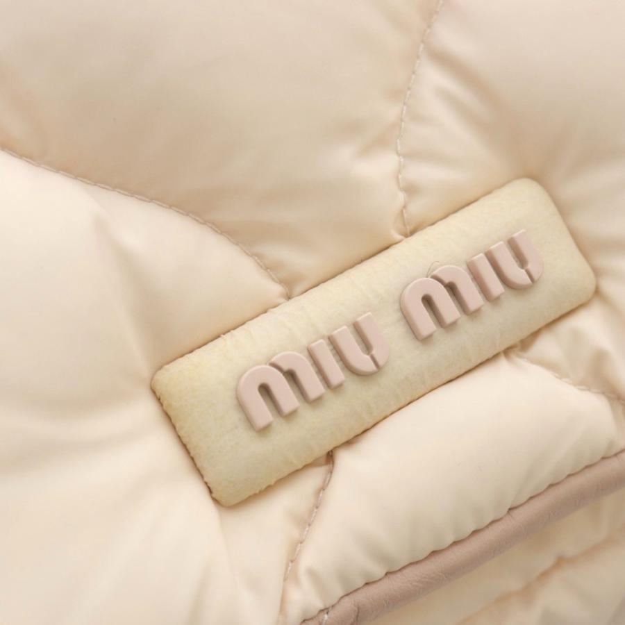 miu miu（ミュウミュウ） パデット キルティング チェーンバッグ