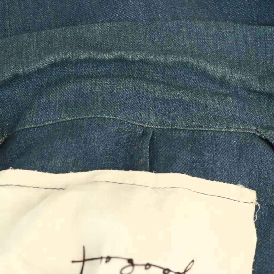 トゥーグッド toogood THE FISHMONGER 002 リネン コート デニム 1