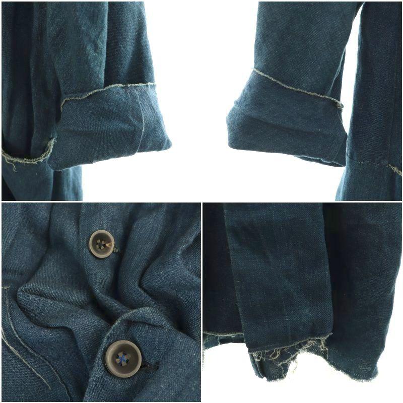 トゥーグッド toogood THE FISHMONGER 002 リネン コート デニム 1