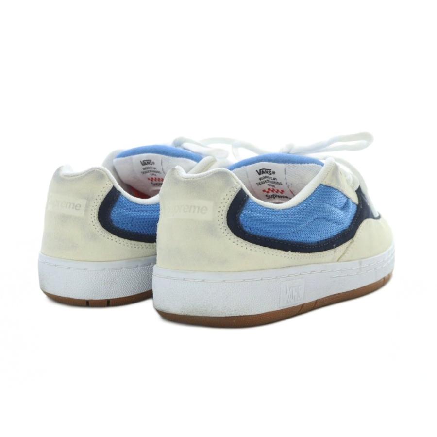 【中古】シュプリーム ×VANS バンズ Skate Speed スニーカー スエード 28cm Supreme White VN0007R0WH Supreme（シュプリーム） ×VANS バンズ Skate Speed スニーカー