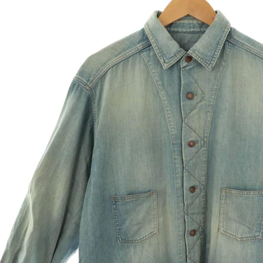 マーティーアンドサンズ 25AW DENIM SHIRTS COVERALL デニムジャケット
