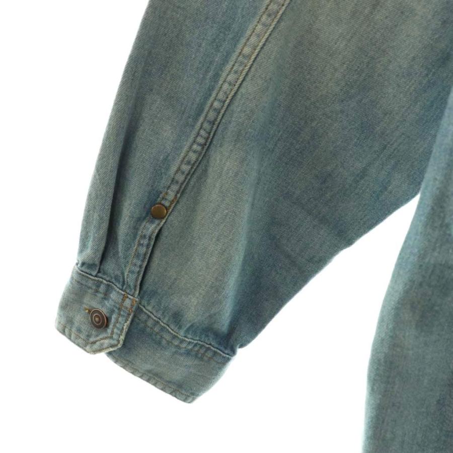 マーティーアンドサンズ 25AW DENIM SHIRTS COVERALL デニムジャケット