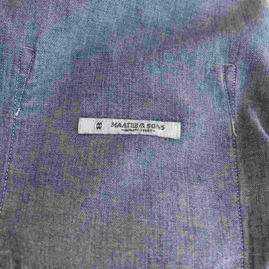 マーティーアンドサンズ MAATEE&SONS 24SS LIGHT OZ DENIM PLEATED