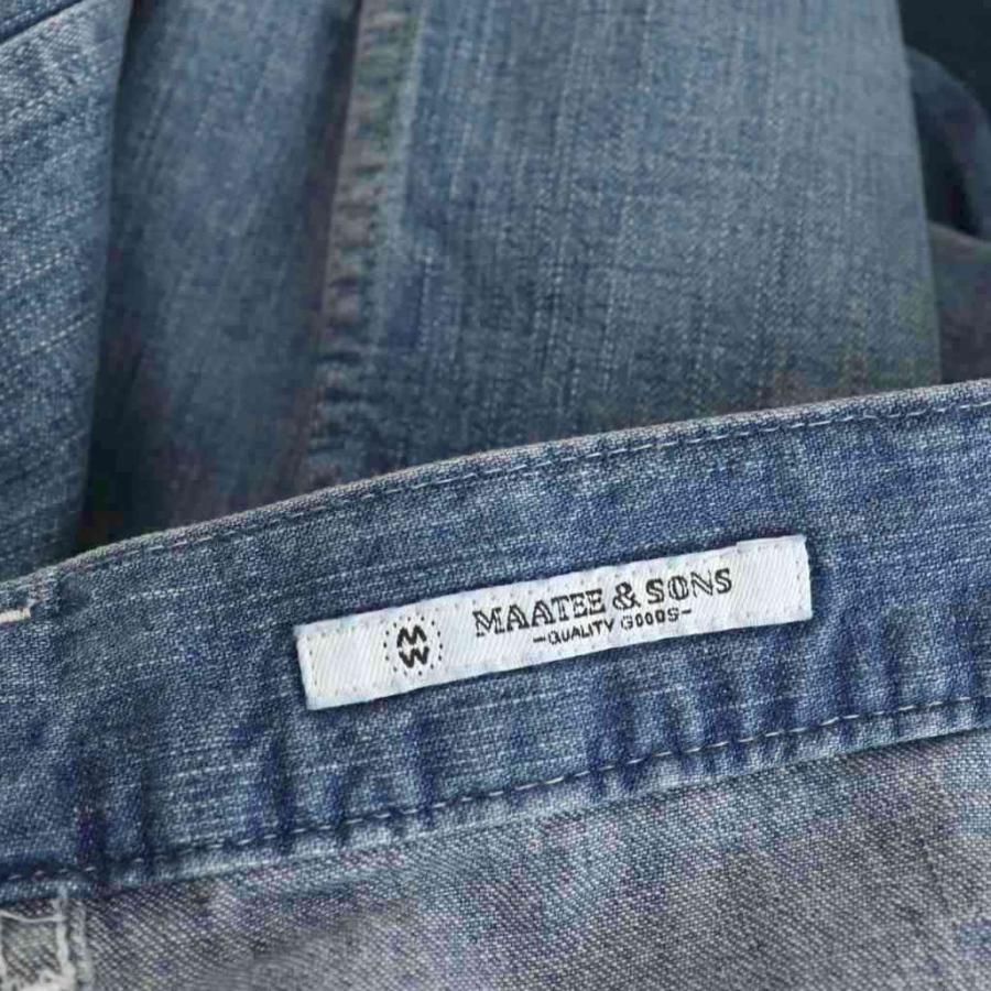 残2日で終了　美品24SS MAATEE&SONS military denim マーティーアンドサンズ MAATEE&SONS 24SS MILITARY DENIM デニム