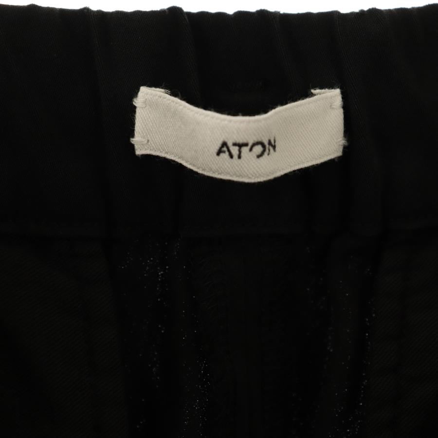 エイトン ATON TAPERED EASY PANTS イージー パンツ テーパード タック