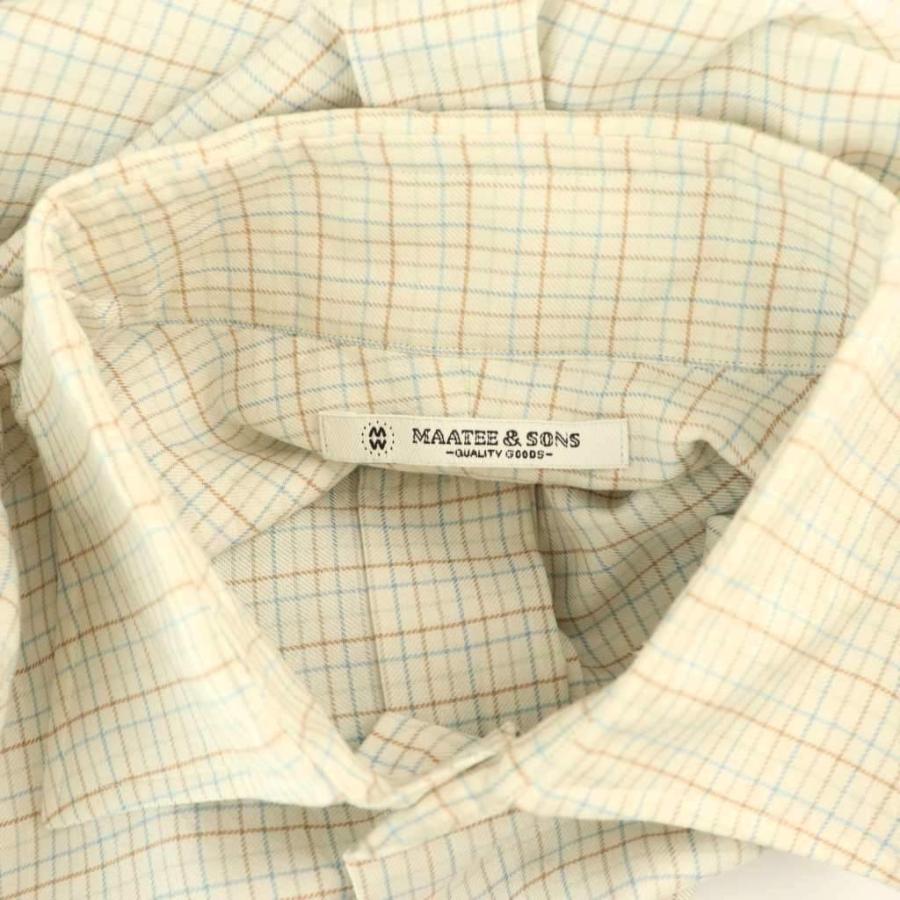 マーティーアンドサンズ MAATEE&SONS 24AW LYAN RAINBOW TATTERSAL