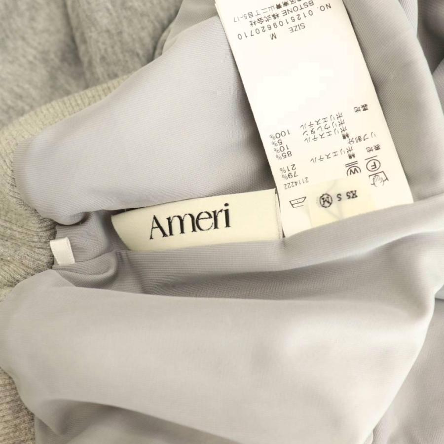 【中古】アメリヴィンテージ Ameri VINTAGE 25SS BIJOU MOTIF SWEAT SKIRT ロングスカート M グレー ビジュー装飾 アメリヴィンテージ Ameri VINTAGE 25SS BIJOU MOTIF SWEAT SKIRT