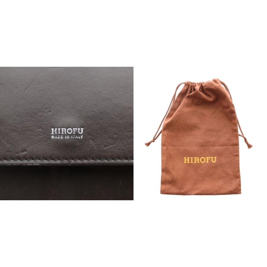 ヒロフ HIROFU レザー長財布 茶 ブラウン /SS □OS レディース 