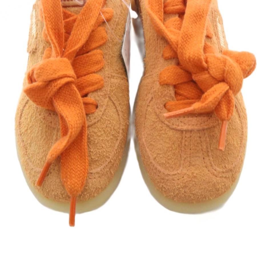 PUMA 未使用品 プーマ PALERMO HAIRY スニーカー 24cm オレンジ 397251