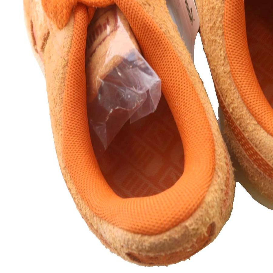 PUMA 未使用品 プーマ PALERMO HAIRY スニーカー 24cm オレンジ 397251