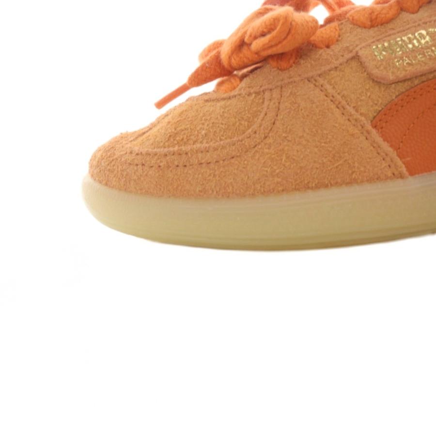 PUMA 未使用品 プーマ PALERMO HAIRY スニーカー 24cm オレンジ 397251