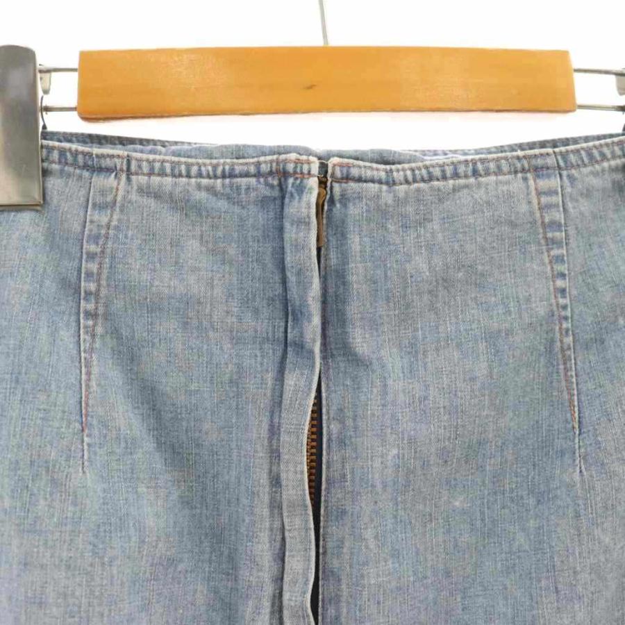 マディソンブルー MADISONBLUE タイトデニムスカート ロング S ライト