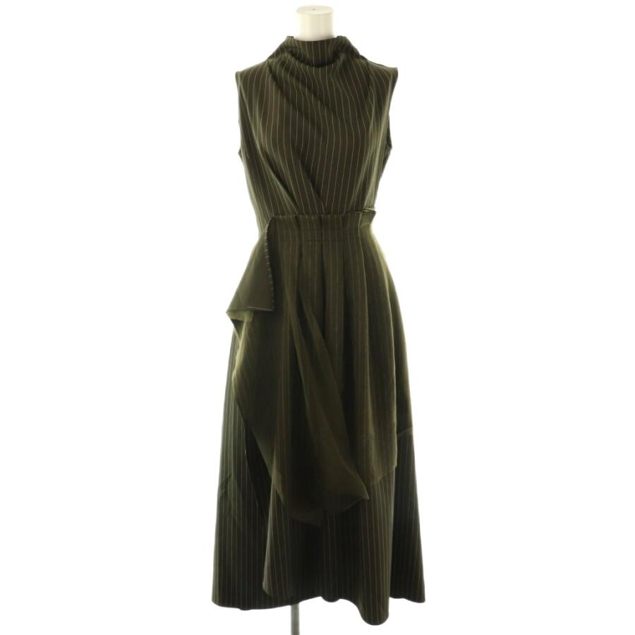 アメリヴィンテージ Ameri VINTAGE 24SS PINSTRIPE CONSTRUCTIVE DRESS 