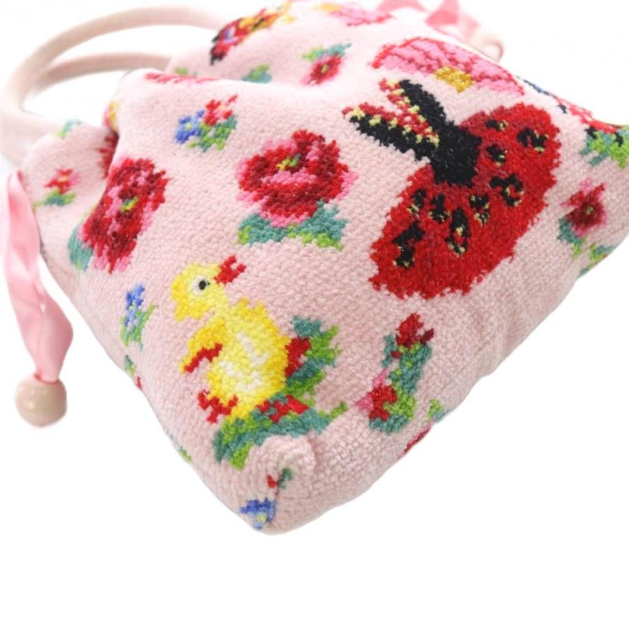 フェイラー FEILER チャコット ハイジキトリ 手付き巾着 ポーチ