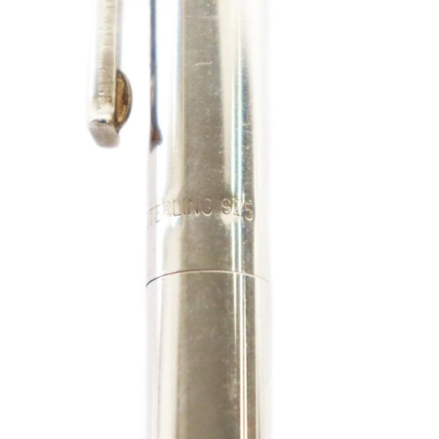 ティファニー TIFFANY & CO. ツイスト式ボールペン Tクリップ シルバー