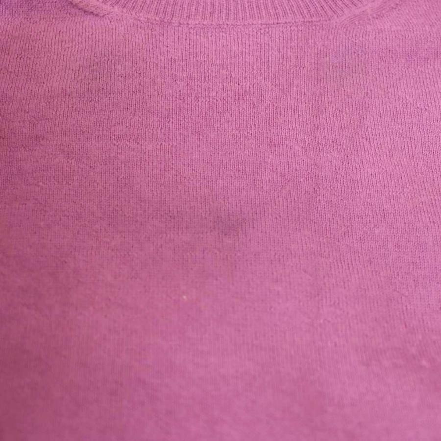 PRADA（プラダ） PRADA 23年 クルーネックニット カシミヤ 36 ピンク