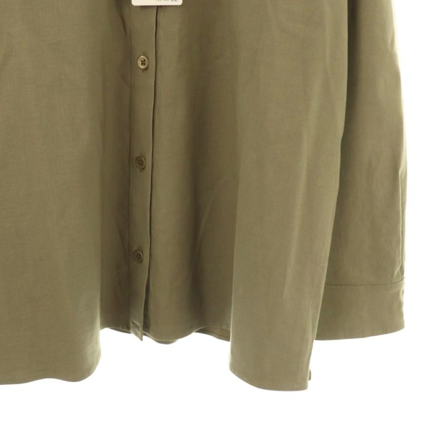 ドゥーズィエムクラス　リネンシャツ　25ss カーキ 未使用品 ミューズ ドゥーズィエム クラス MUSE de Deuxieme Classe