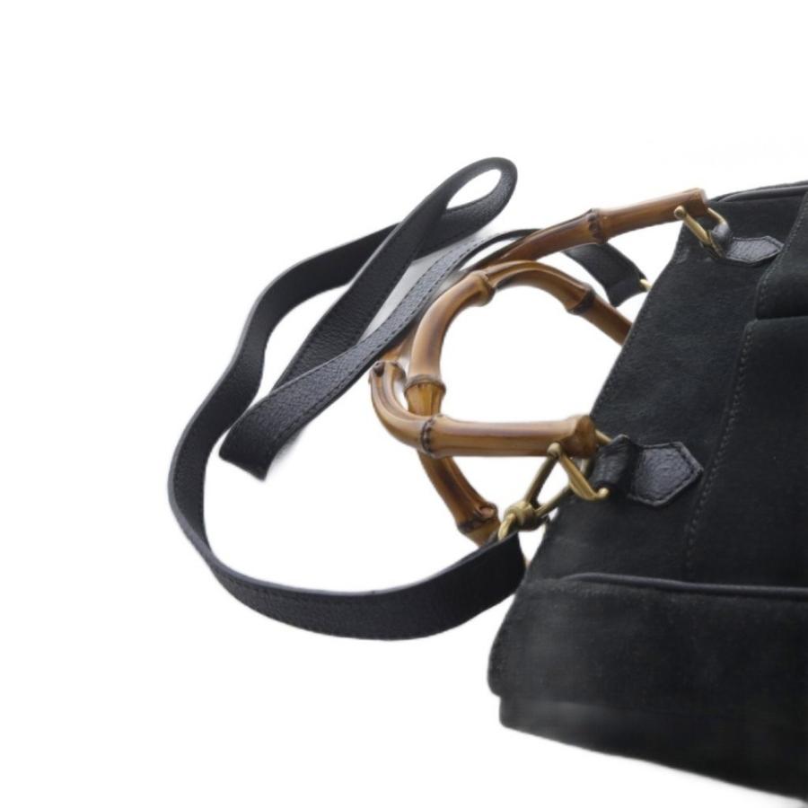 正規品　GUCCI グッチ　バンブー　スエードショルダー GUCCI スエードショルダーバッグ
