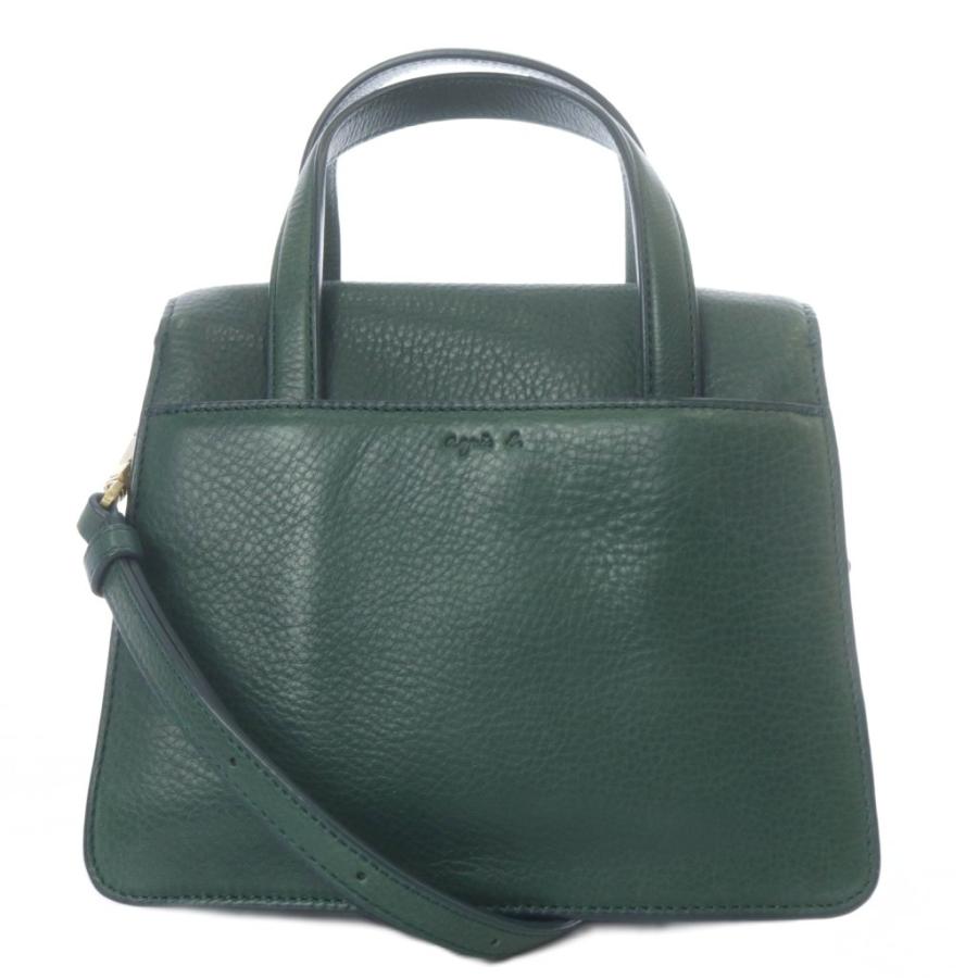 agnes b.（アニエスベー） レザー 2way ショルダーバッグ ハンドバッグ